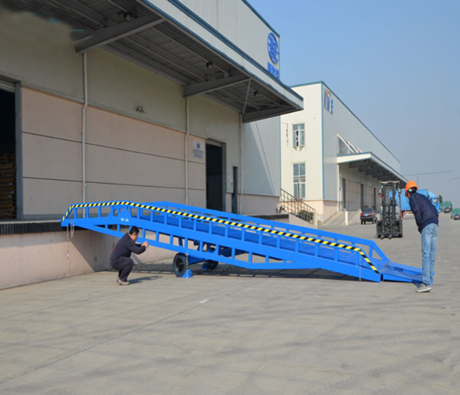 武平移动式登车桥应用